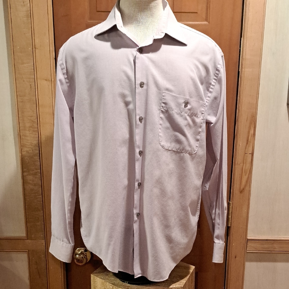Yves Saint Laurent Vintage Lilac Button-Down Shirt M
